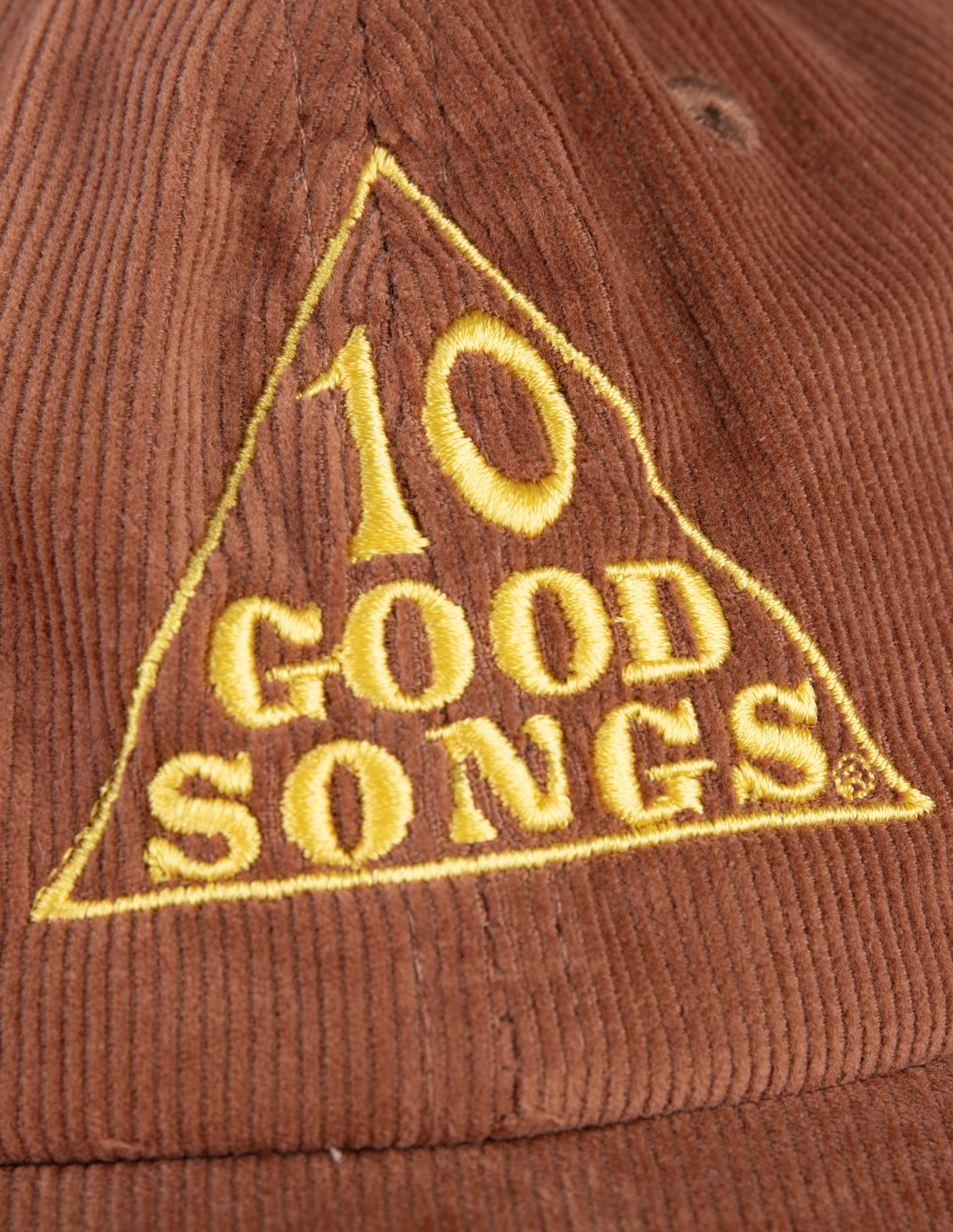 BE THE WHEEL // 10 Good Songs Embroidered Corduroy Hat
