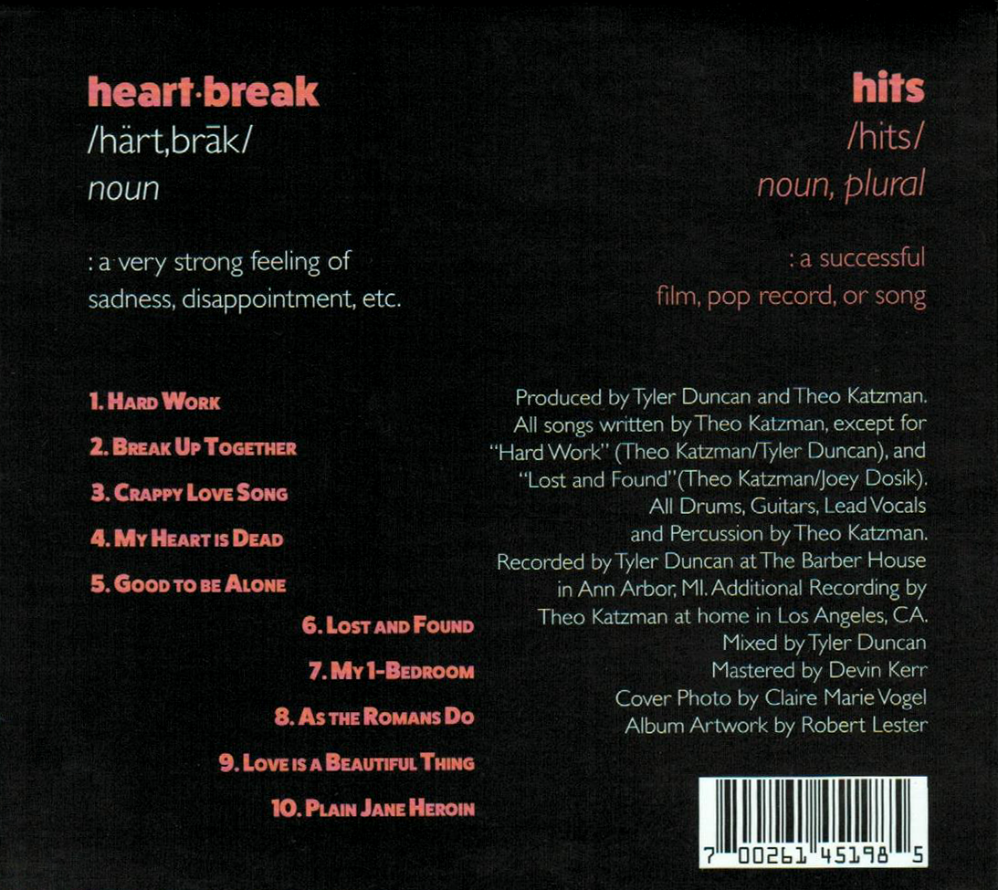 HEARTBREAK HITS // CD