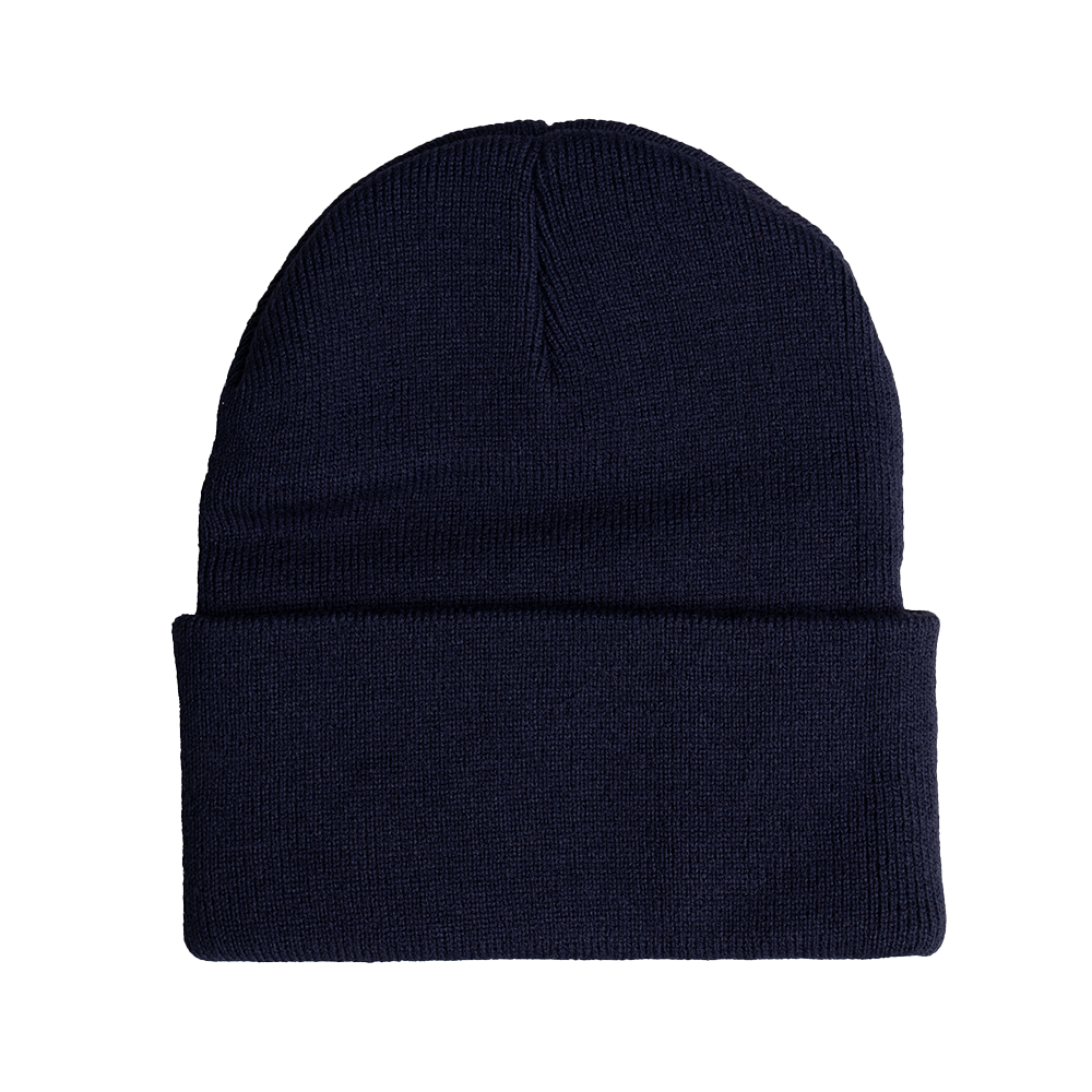BE THE WHEEL // 10 Good Songs Embroidered Navy Beanie
