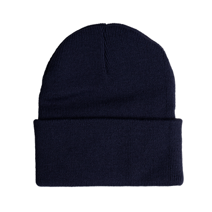 BE THE WHEEL // 10 Good Songs Embroidered Navy Beanie