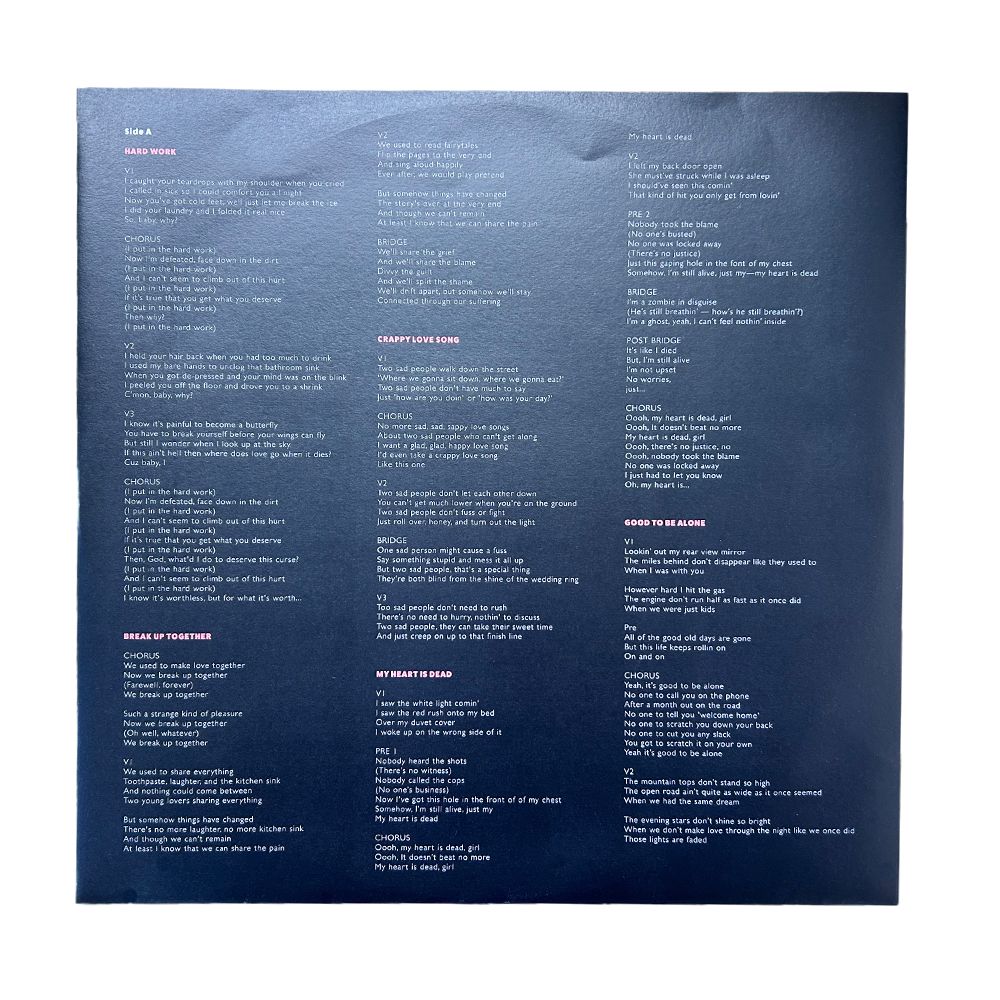 HEARTBREAK HITS // Fourth Pressing Vinyl