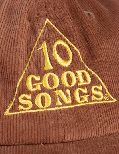 BE THE WHEEL // 10 Good Songs Embroidered Corduroy Hat